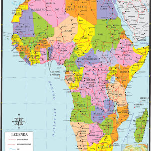 Mapa África Político