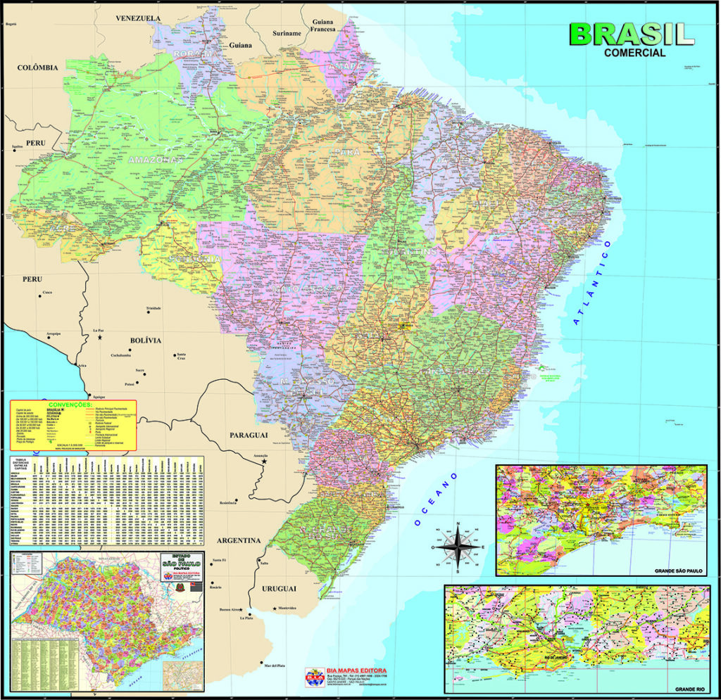 Brasil Comercial Geocomercial X M Bia Mapas