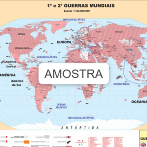 Mapa 1° e 2° Guerras Mundiais