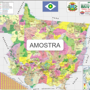 Mapa Mato Grosso Político
