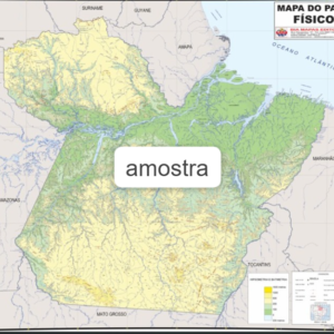 Mapa Pará Físico