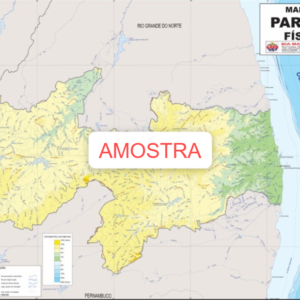 Mapa Paraíba Fìsico