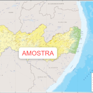 MAPA PERNAMBUCO FISICO