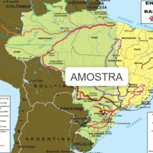Mapa Entradas e Bandeiras