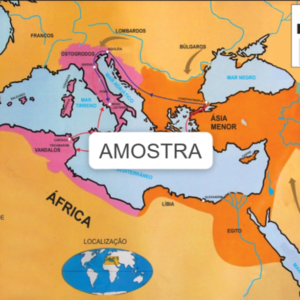 Mapa Império Bizantino