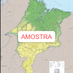 Mapa Maranhão Físico
