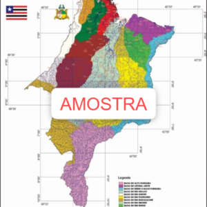Mapa Maranhão Hidrográfico