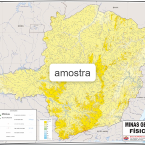 Mapa Minas Gerais Físico