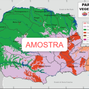 Mapa Paraná Vegetação
