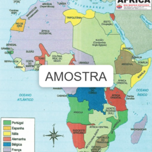 Mapa Partilha da África