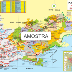 MAPA VALE DO PARAÍBA - SP